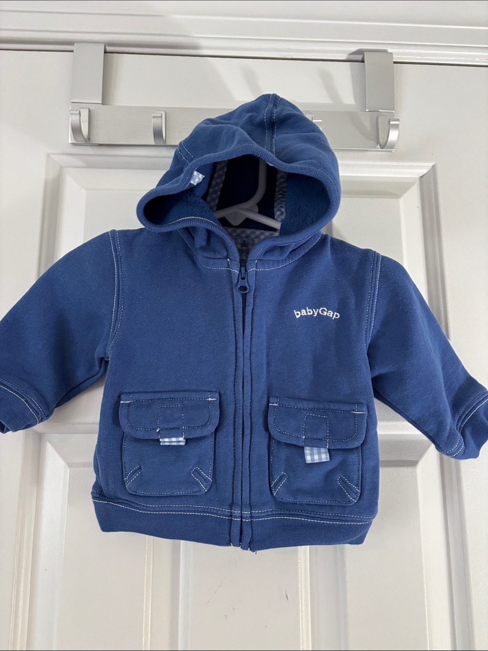 GAP BabyGap Navy Hooded Zip Front Sweatshirt